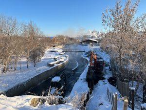 Ремонт Сысертской плотины Плотина