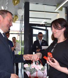 Вручение ключей от квартир